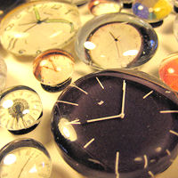 Recycled Magazines Clocks Magnets