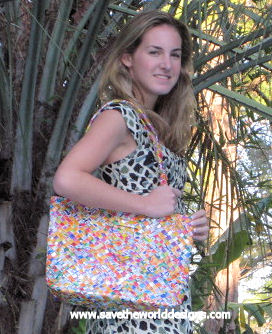 Large Shoulder Juice Wrapper Purses