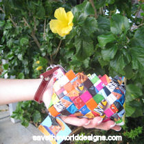 Nahui Ollin Itsy Candy Wrapper Purse