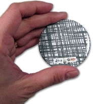 Recycled junk mail mirrors