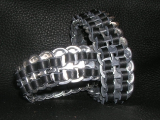 Recycled pull tab bracelets