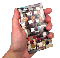 Recycled junk mail wallet