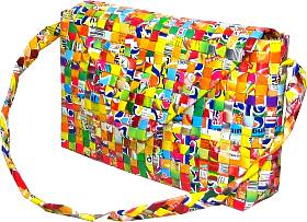 Woven Confetti Handbag Purse from the Philippines